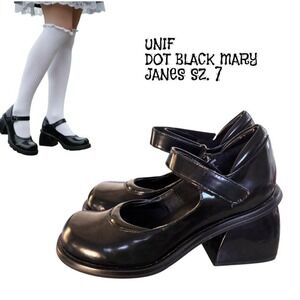 UNIF Dot Mary Janes — Size 7